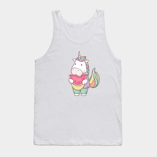 Unicorn with Watermelon Tank Top